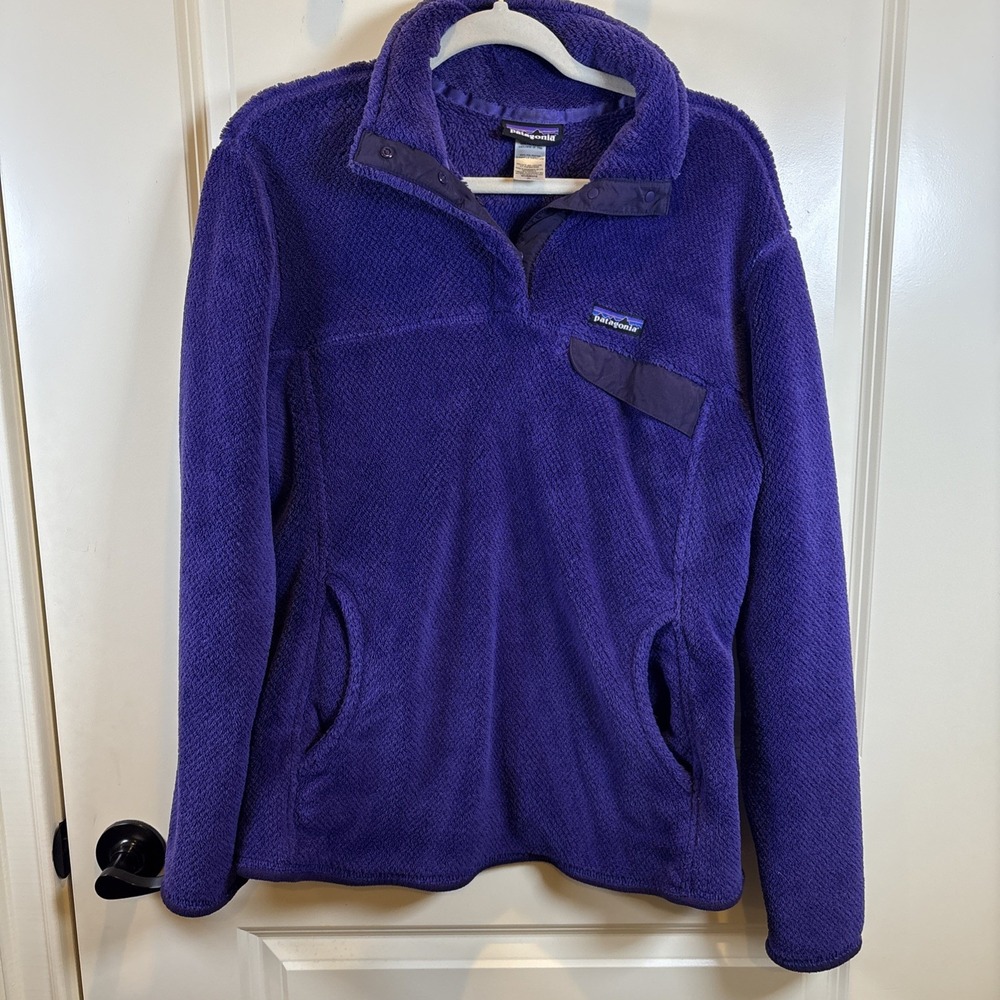 Patagonia Women's Purple Re-Tool Snap-T® Pullover Size XL